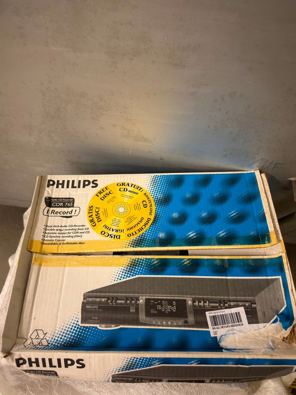 Philips Multimediaplayer & Streamer: PHILIPS CDR 765 Audio CD Recorder OHNE Kabel – Neu (gemäss Beschreibung) aus Schlieren von Stadtammannamt_8952