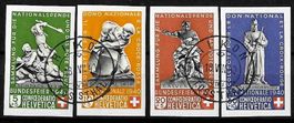 1940, B8-11 aus Block, Serie gest. RIKON TÖSSTHAL (15772)