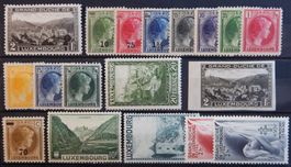 Luxemburg ex. Kat. 207-342 * 1928/40 Kat. 85 Euro