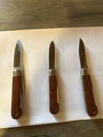 3 Stk alte Sackmesser 1x 39 1x 55  1x 57 bin nicht ganz sich