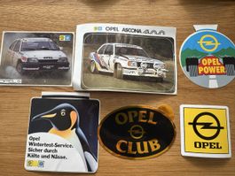 Opel Aufkleber Set - VINTAGE - Rarität