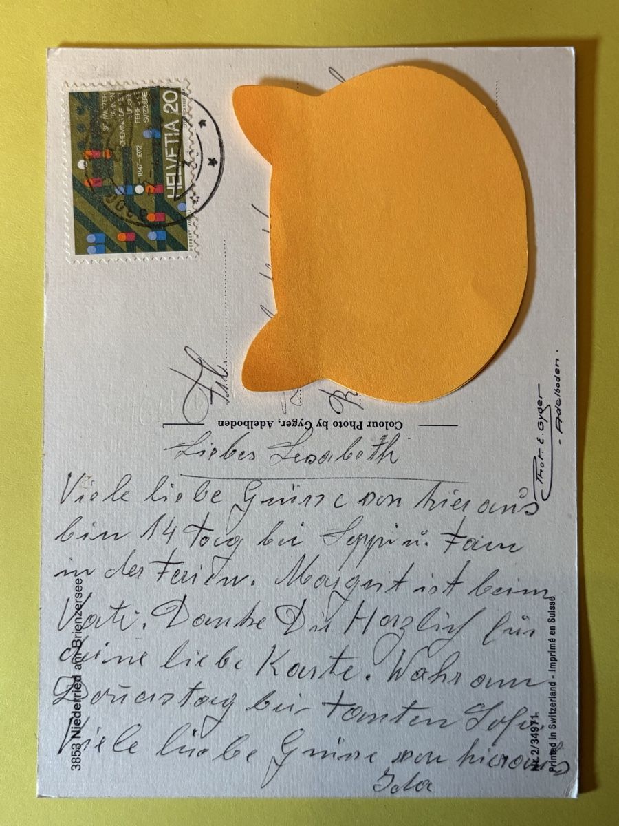 Cartoline postali: AK von Niederried am Brienzersee – Usato da Rümlang venduto da Kartenpost1 1