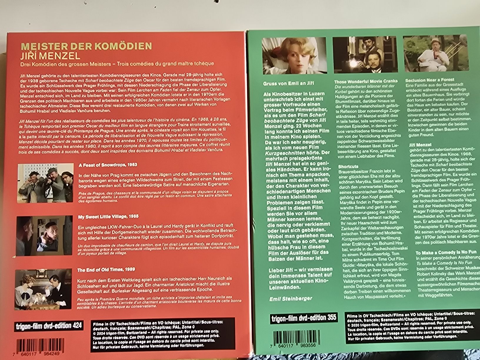 Alle DVDs: Jiri Menzel DVD Collection Vol 2 & 3 – Gebraucht aus Oberbüren von Elk2025 3