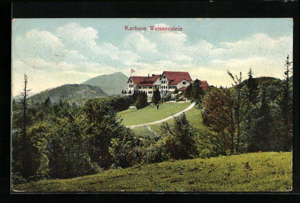 Cartoline postali: Weissenstein / SO, Ansicht vom Gasthaus  – Usato da Berlin venduto da bartko-reher