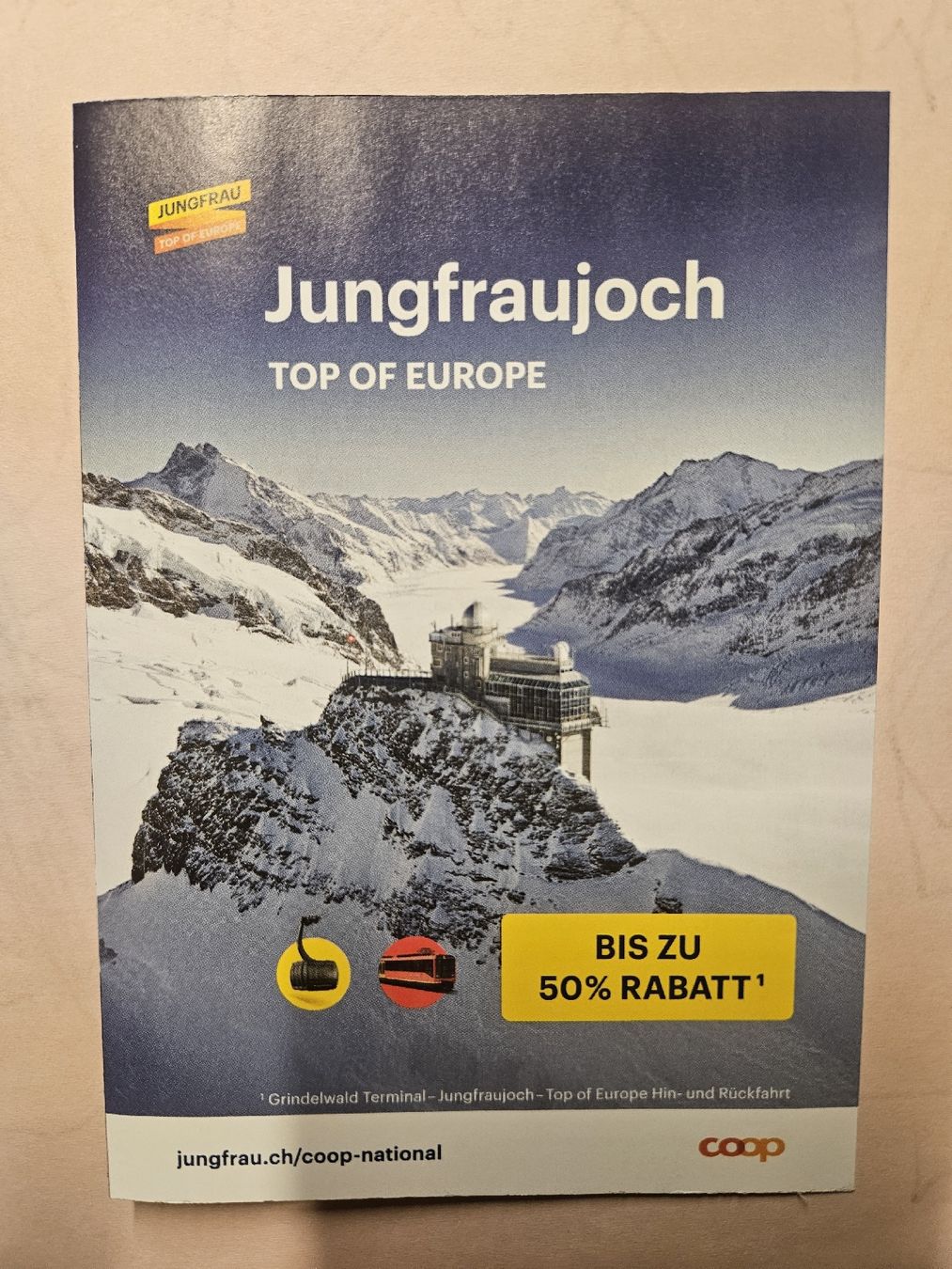 Gutscheine: Jungfraujoch Gutschein – Neu und originalverpackt aus Worb von jun_fj8w
