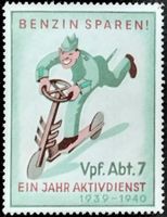 Soldatenmarke 2.WK, Verpflegungs Abt 7, 39/40, Wi Vpf 60