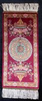 Wunderschöner kleinen Teppich Seide 60x30.cm