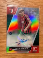 Topps Chrome Lasse Günther Rookie Autogramm Refractor