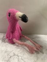 Filztier Flamingo Filz Tier