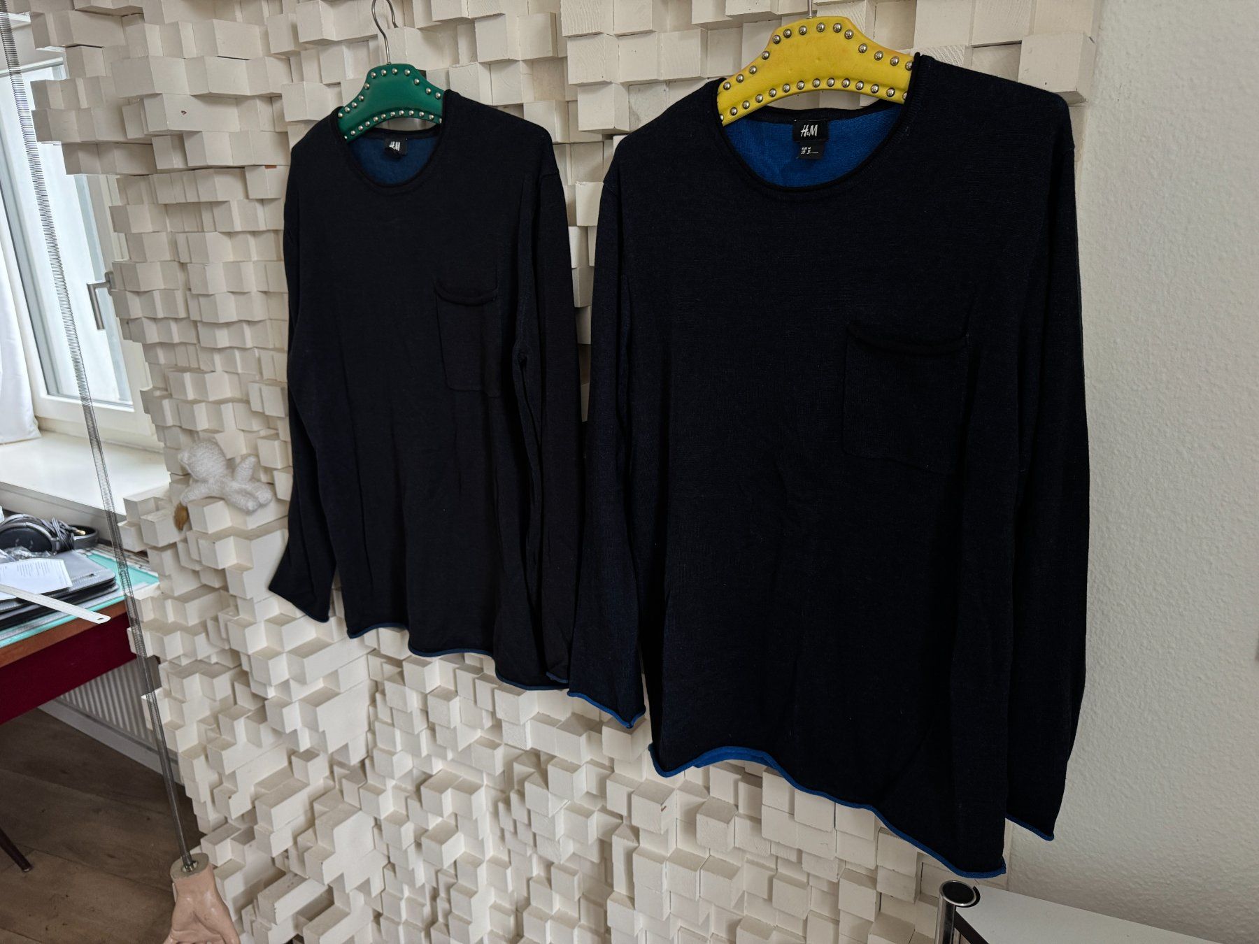 Pullover & Sweatshirts: coole dunkelblau blaue Feinstrickpullover Pullover gr M (L) – Gebraucht aus Zürich von Malco0 7