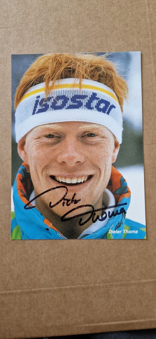 Autografi: Dieter Thoma - sehr alte Autogrammkarten  sk – Usato da Menziken venduto da Autogramme