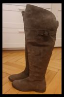 Stiefel Wildleder overknee tamaris