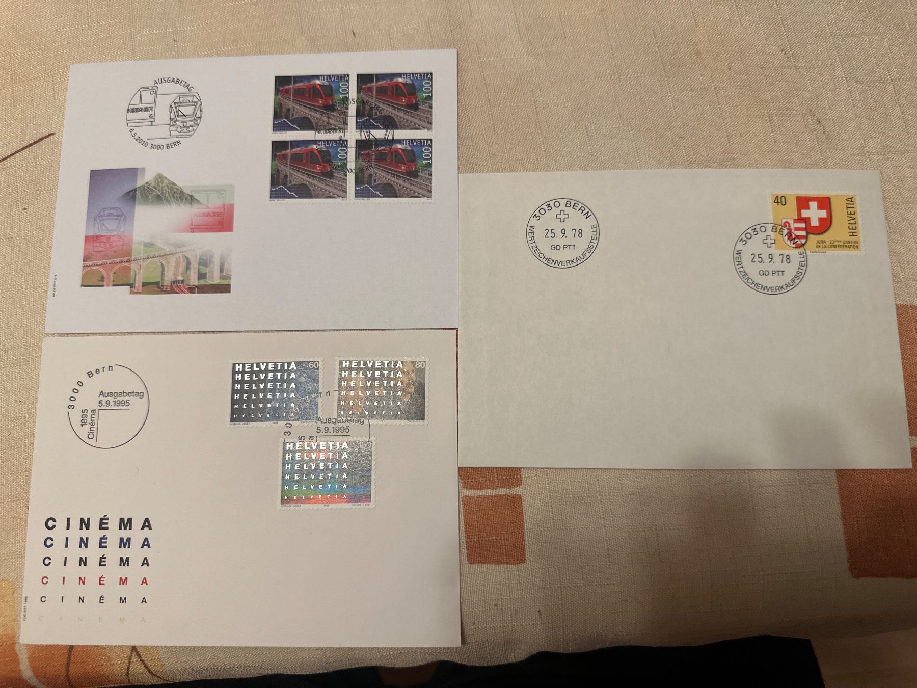 Tutti i francobolli: Briefe CH-Sonderstempel, Ersttagsbriefe – Nuovo (secondo la descrizione) da Schaffhausen venduto da D-MAC