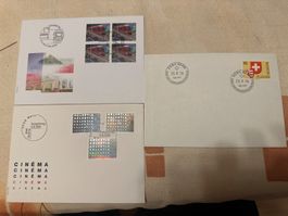 Briefe CH-Sonderstempel, Ersttagsbriefe