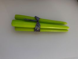 Kerzen Set Grün, neu, Deko, 4 Stk.