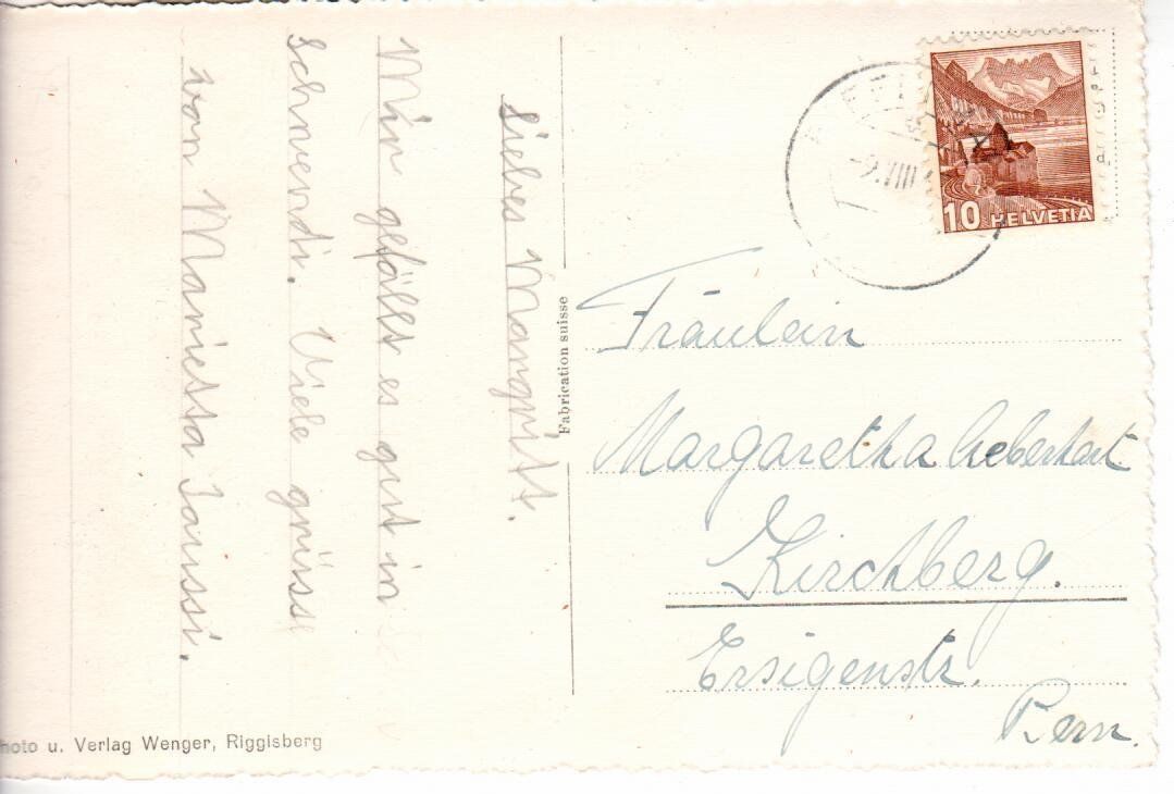 Cartoline postali: Riffenmatt – Usato da Wolhusen venduto da Curver9 1