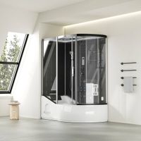 1037 - V1 - Dampfdusche & Whirlpool LUX 4in1 - (rechts)