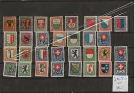 Timbre Pro Juventute J10 à J40** cantons suisses TOP**