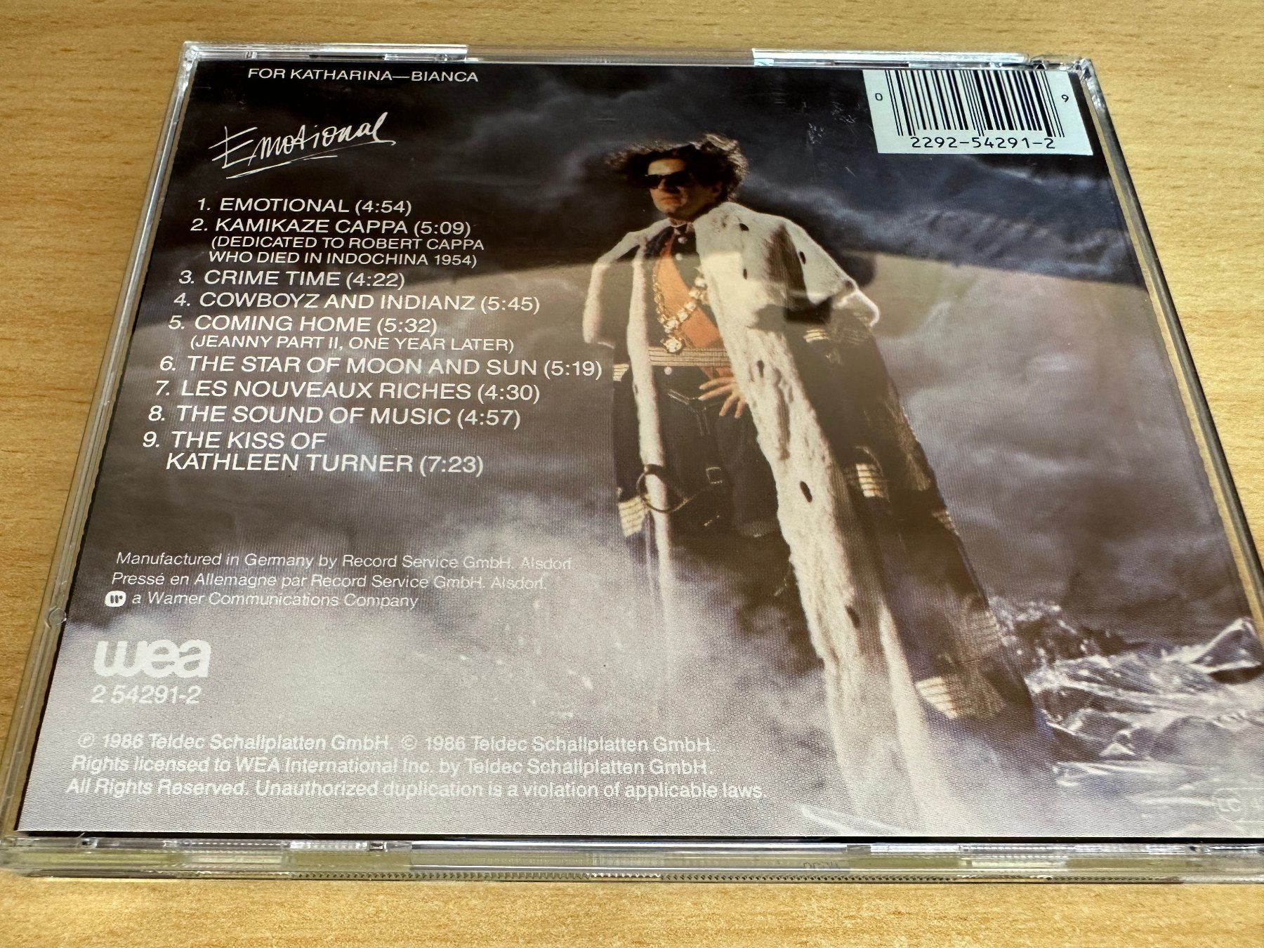 CD: Falco – Emotional – Usato da Rikon im Tösstal venduto da Alpenmutz 1