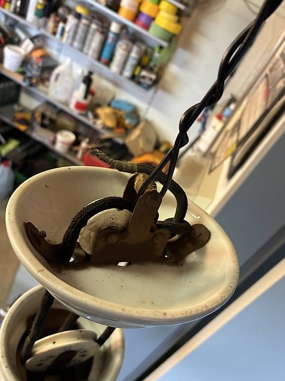 Lampadari & plafoniere: Antike Decken Lampe Doucella – Usato da Niederhünigen venduto da Rf900rs2 1