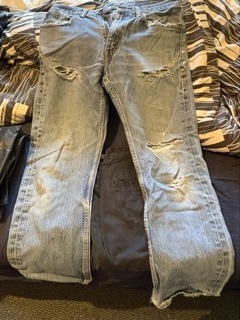 Levis 505 Blue Jeans 32 x 30