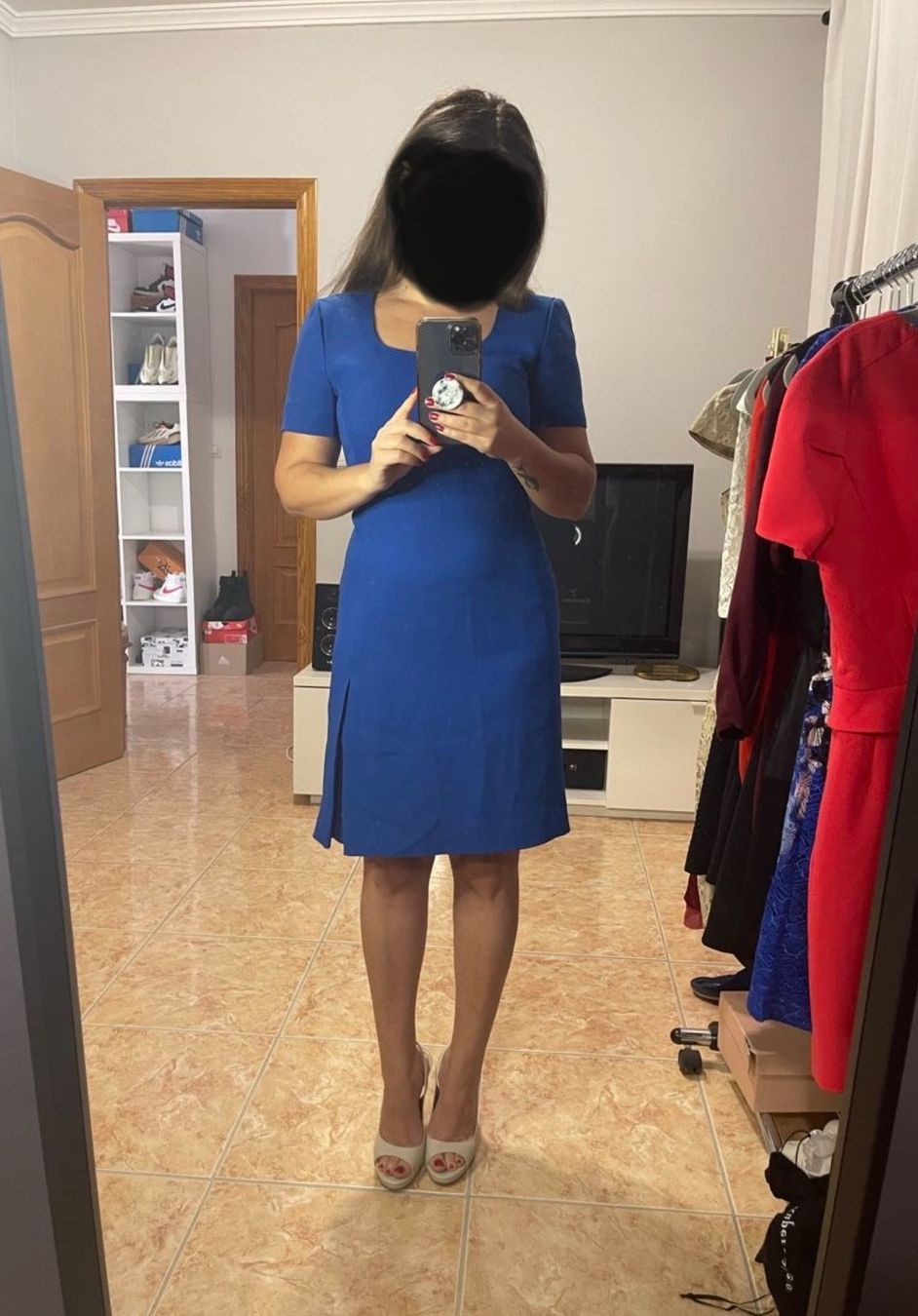 Versace Vestiti: Versace Couture blue wool dress size M – Usato da Lugano venduto da cri_djb 1