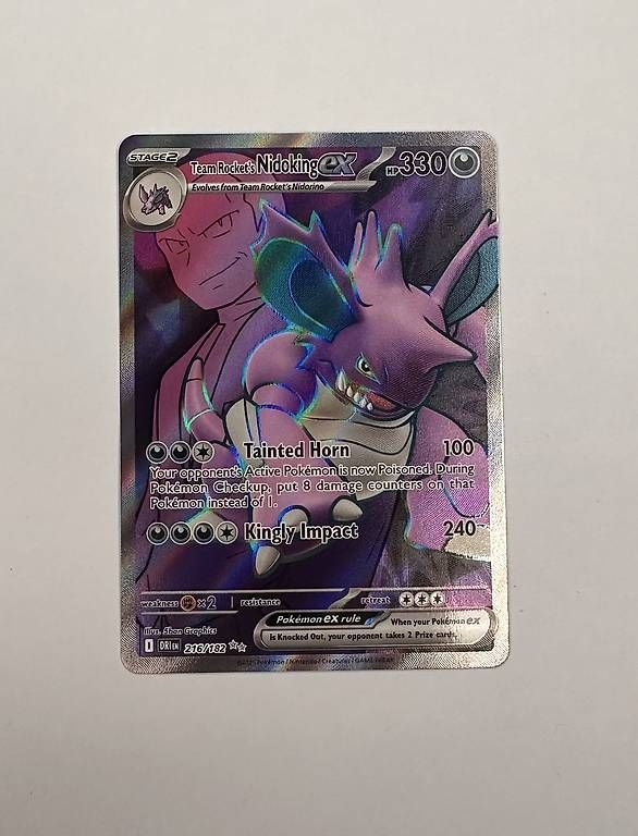 Sammelbilder & Trading cards: Pokemon - Team Rocket's Nidoking ex - 216/182  – Gebraucht aus Walliswil b.Wangen von Swiss-Trading-Bros