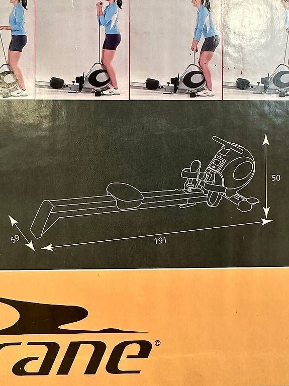 Hometrainer: Crane Rudergerät in Originalverpackung – Gebraucht aus Obernau von Arche_Noah_Brocki 7