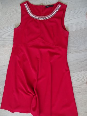 Kleid Stretchkleid rot, Gr. 40