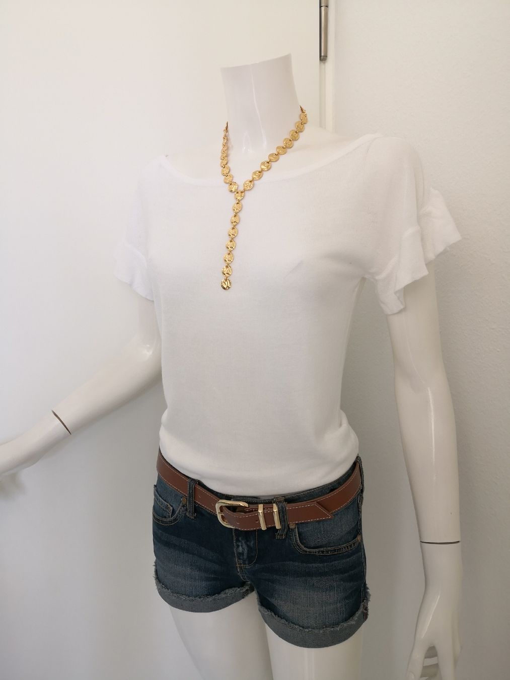 Mango Top: 🤩MANGO STRICK-TOP WEISS & VOLANT äRMEL – Nuovo (secondo la descrizione) da Olten venduto da Naja-Twins-Twins 6