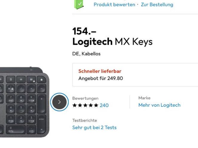 Logitech Claviers: Logitech MX Keys - DE, Kabellos – Neuf (Voir description) à Stein AG par Anastasia_Asya 5