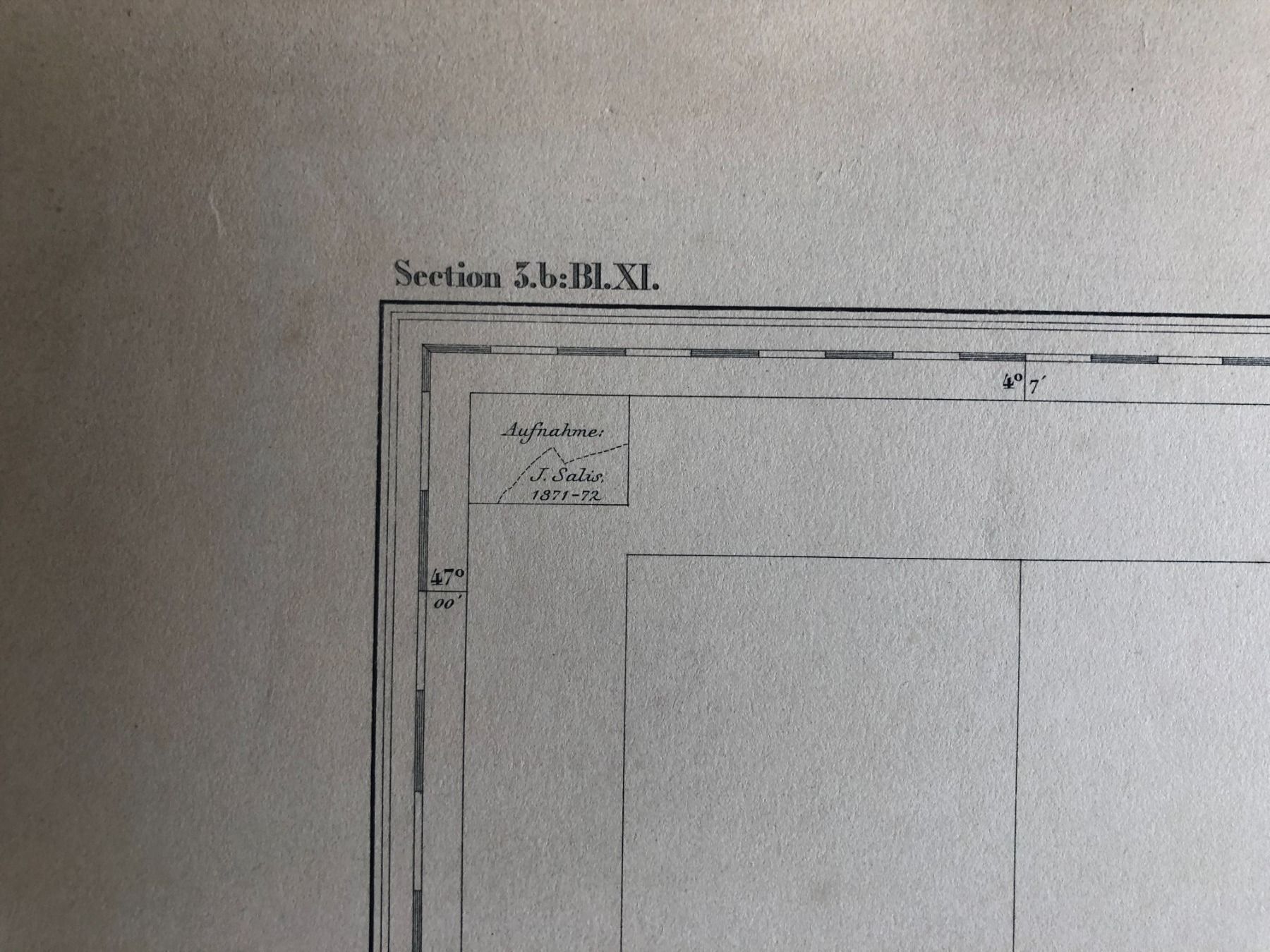Landkarten & Atlanten: Siegfriedatlas Bl. 276: La Chaux – Gebraucht aus Zürich von allp 4