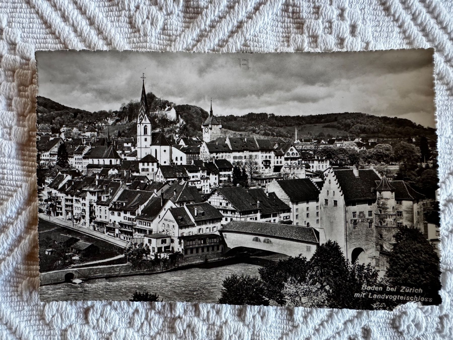 Cartoline postali: Ansichtskarte gelaufen 1940(?) Baden – Usato da Vellerat venduto da joromaur