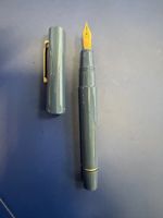 Füllfederhalter Omas Tokyo blau 18K Goldfeder gebraucht
