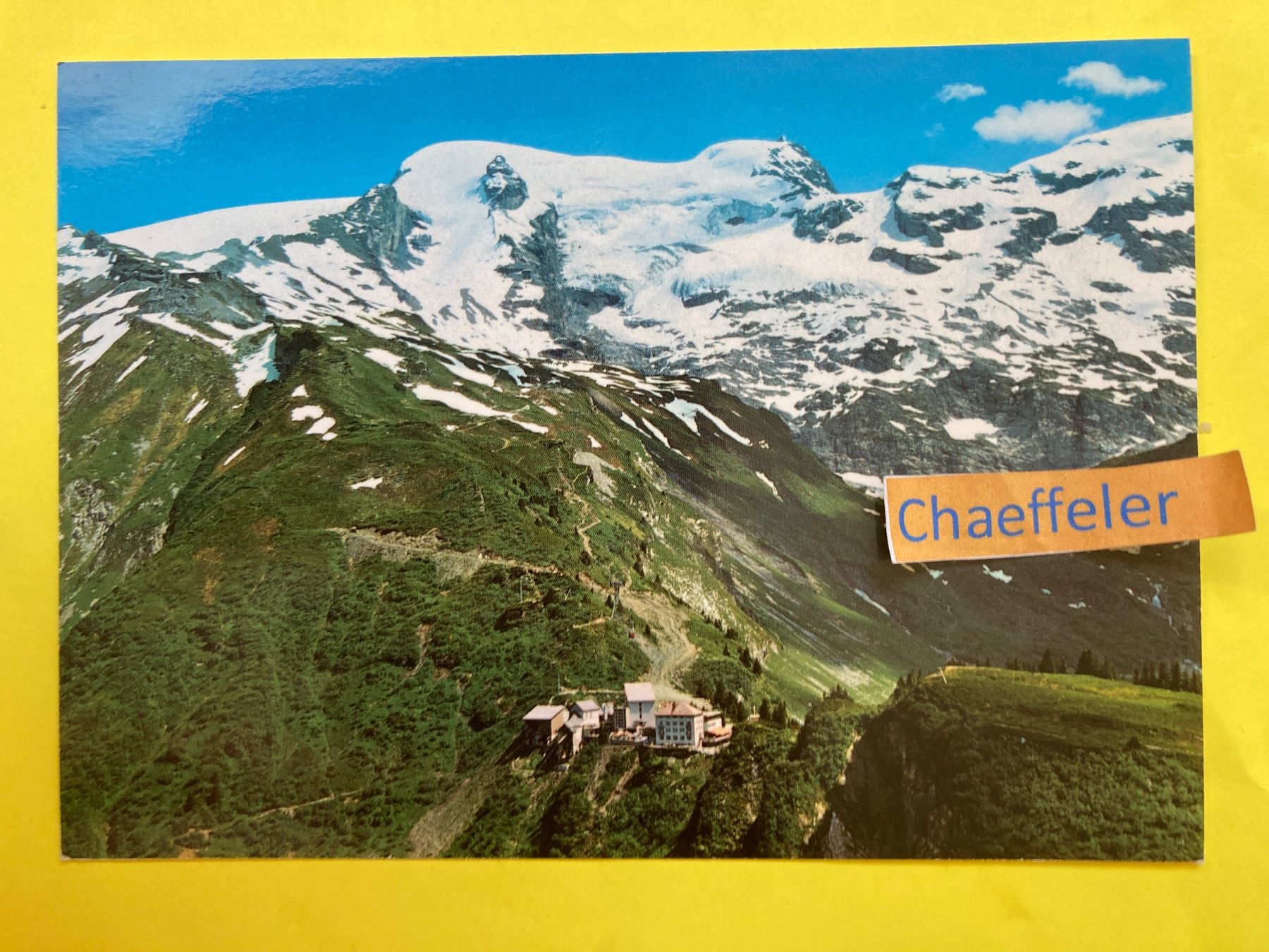 Ansichtskarten: Engelberg - Trübsee mit Titlis – Gebraucht aus Zürich von Chaeffeler