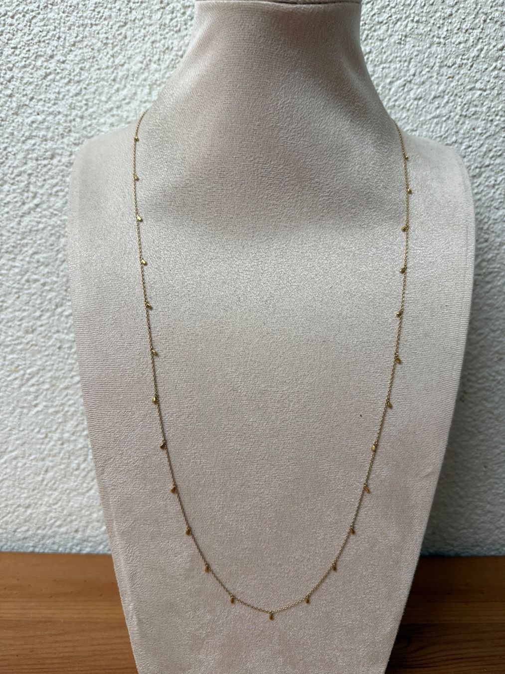 Catenine: Lange Silber Kette 925, vergoldet – Usato da Spiegel b. Bern venduto da Rogger72