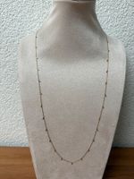 Lange Silber Kette 925, vergoldet