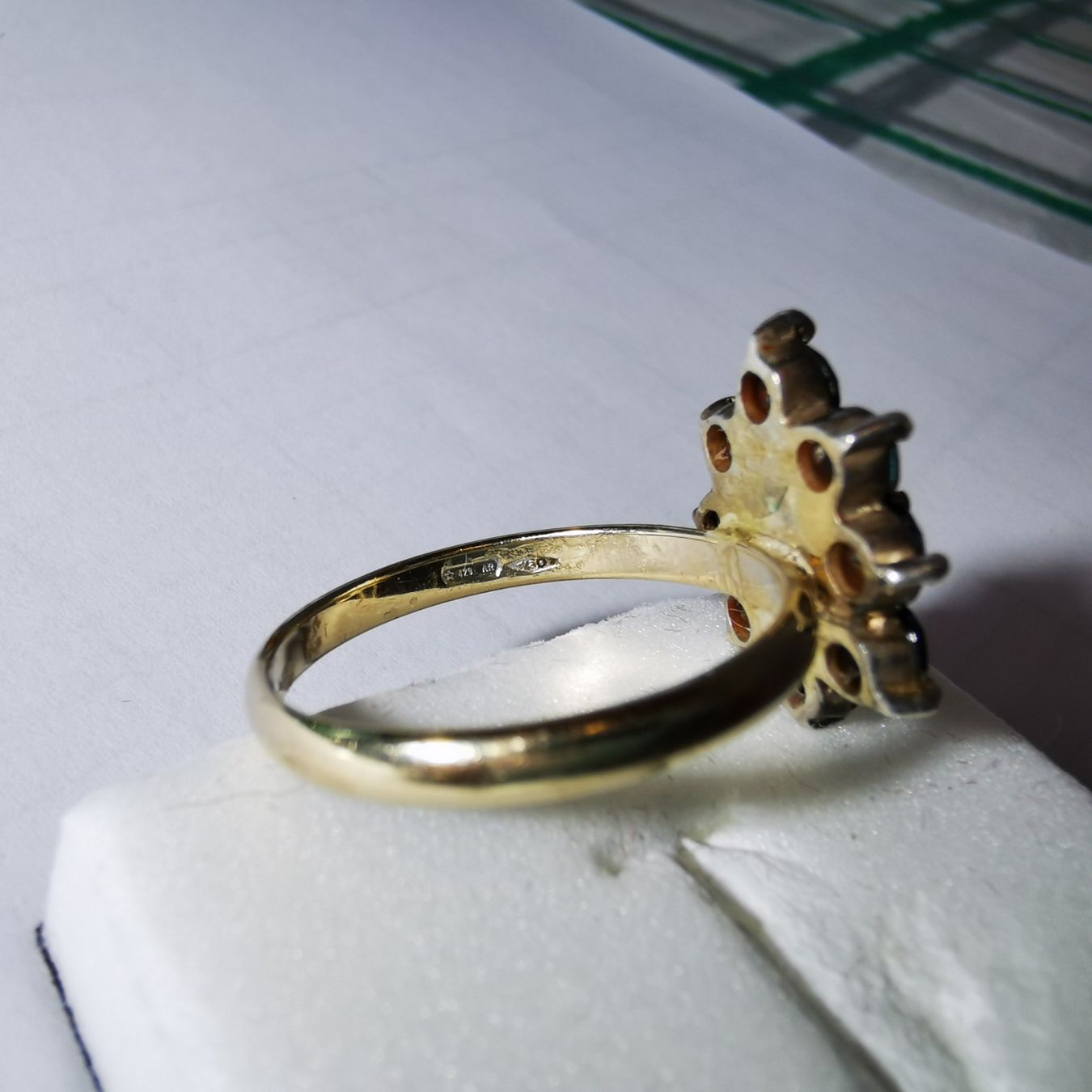 Anelli: Weisgold ring mit saphiren – Usato da Frauenfeld venduto da dimitri74 5