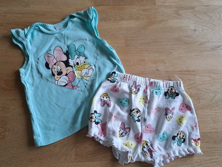 Süsser Sommer Pyjama Grösse 92 Minnie Maus Disney Sommer