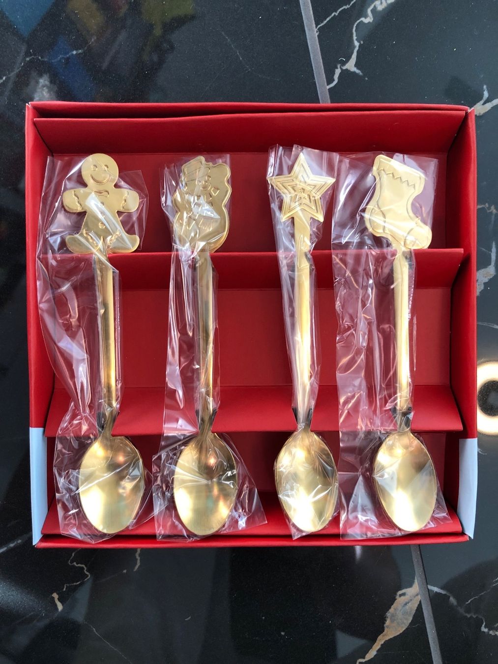 Cucchiai: Weihnachts-Löffel in Geschenk-Verpackung – Nuovo e nell'imballaggio originale da Thun venduto da tulu_1995 1