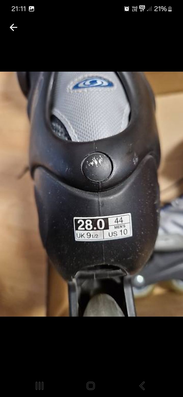 Pattini in linea & Pattini a rotelle: Motion4 Inlineskates Gr. 44 (28cm) – Usato da neuenhof venduto da chicco_90 1