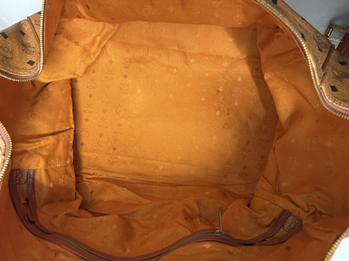 Mcm Borse: MCM Reisetasche monogram braun Leder – Usato da Zürich venduto da daki81 5