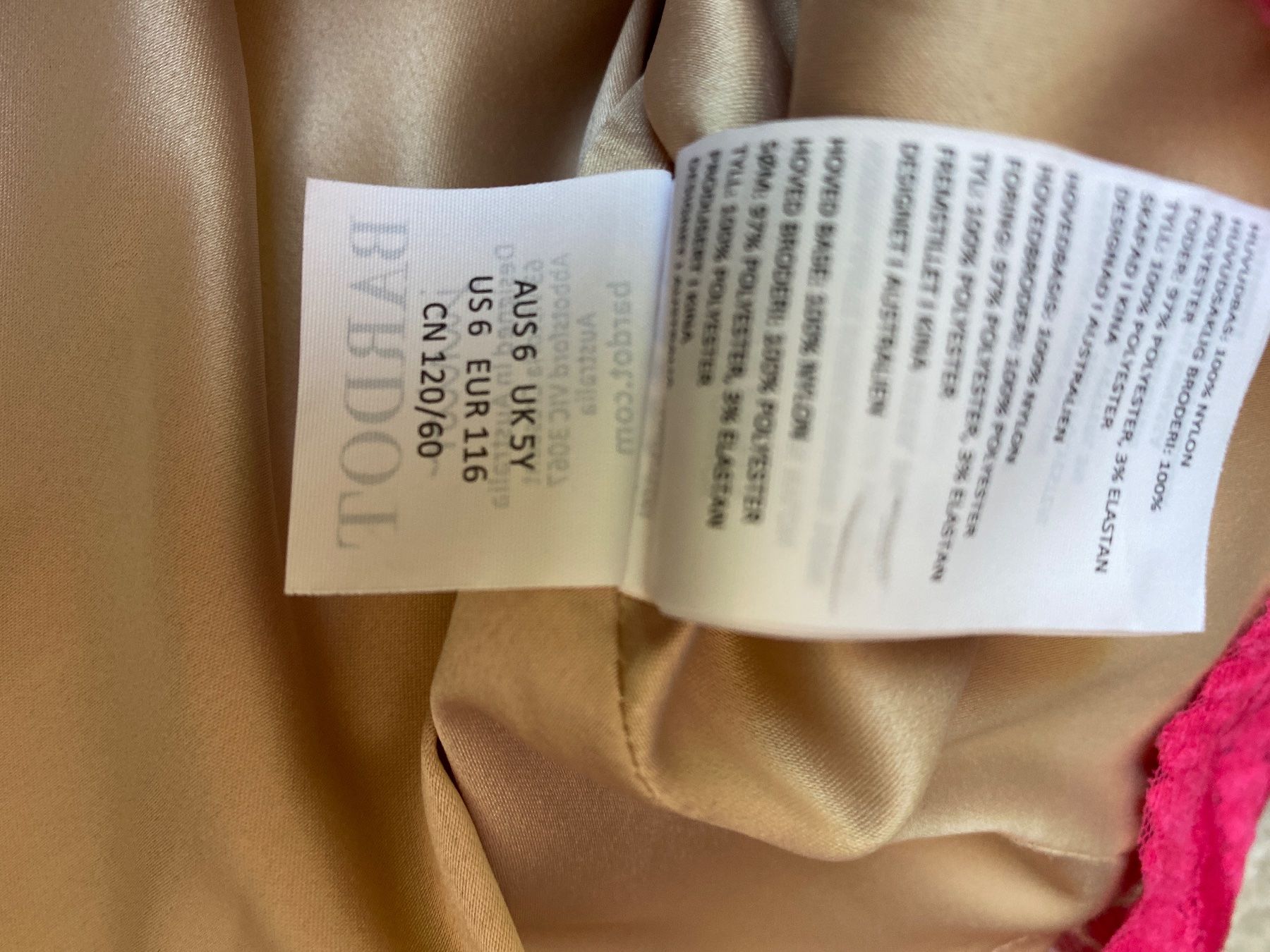 Vestiti & Gonne: Kinder Kleid BARDOT junior Gr. 116 – Usato da Füllinsdorf venduto da silberstern110 2