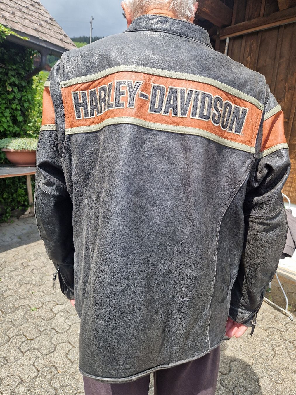 Harley-Davidson Giacche: Motorradjacke Leder Harley Davidson 3XL – Usato da Wilen (Sarnen) venduto da Ponok 2