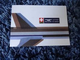 Folder mit 4 Briefen Pro Aero-Flügen+1Brief Jubiläumsflug 81