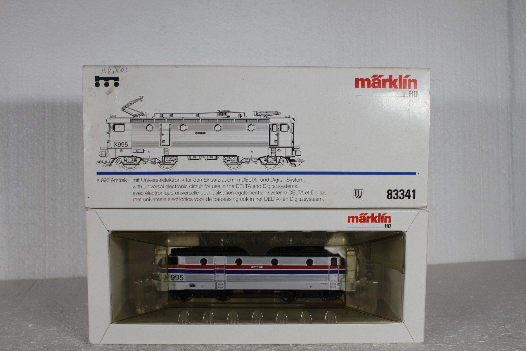 Märklin Modellini di ferrovie: Märklin 83341 USA Amtrak E-Lok Delta digital – Usato da Triesen venduto da cor_62ts 8