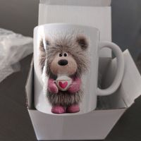 Tasse mit Bär Motiv - Neu !