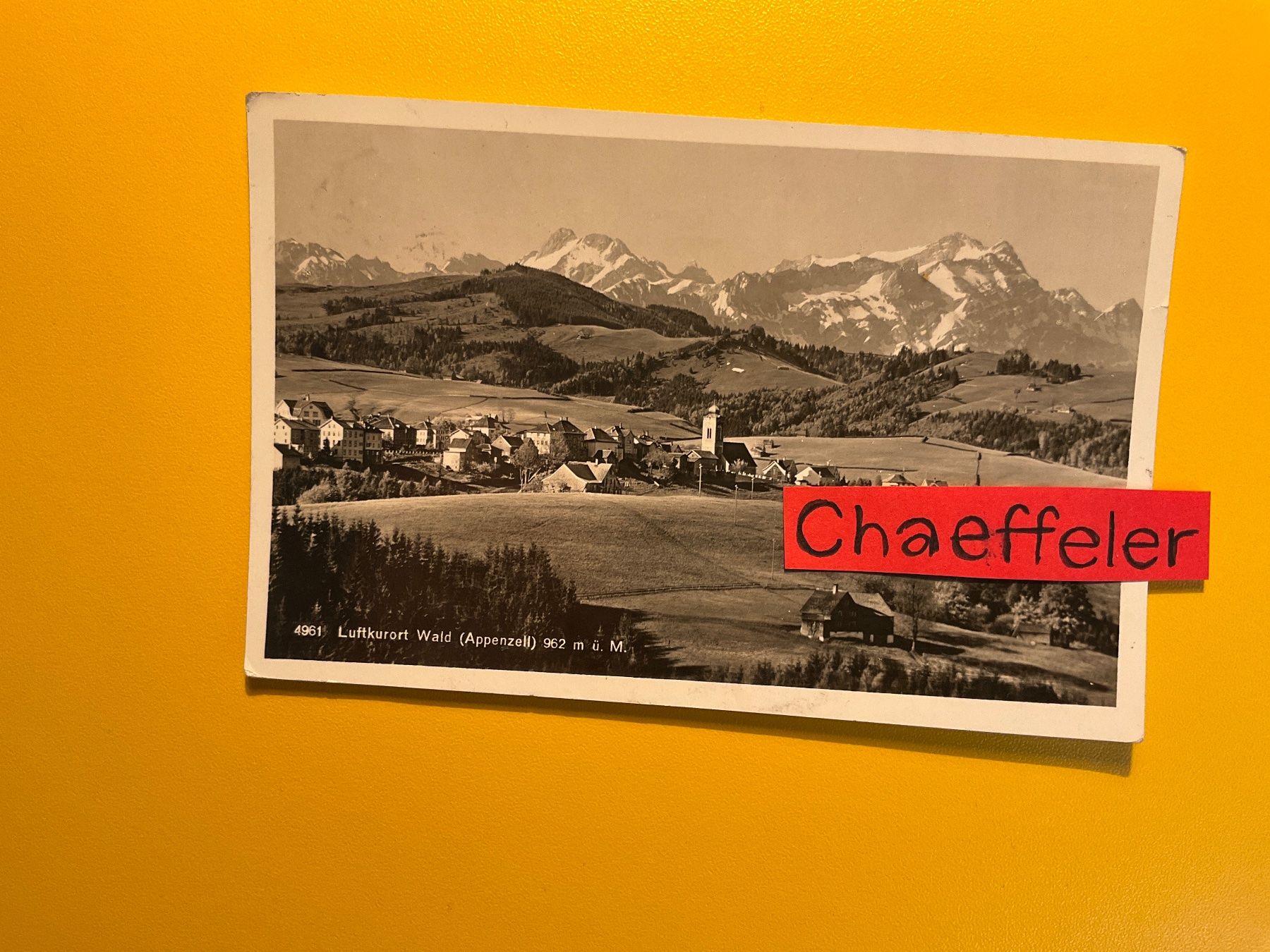 Ansichtskarten: 1938 Luftkurort Wald (Appenzell) – Gebraucht aus Zürich von Chaeffeler