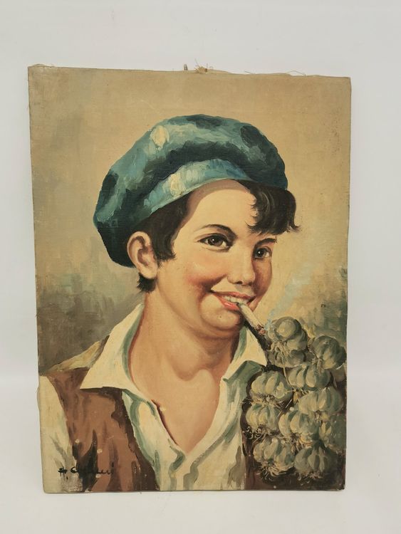 Gemälde auf Leinwand Junge Cotunni? Kaufen auf Ricardo