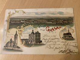 Schöne Ak von Gossau Litho 1900